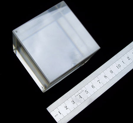 Tellurium dioxide (TeO2) crystal